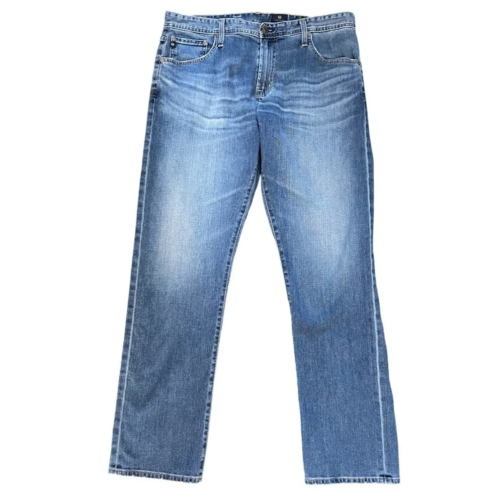AG Adriano Goldschmied The Ives Modern Athletic Blue Denim Jeans Size 36W/32L