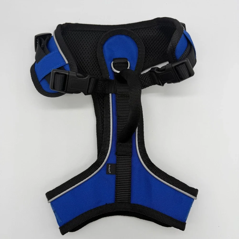 PetSafe EasySport Dog Harness Blue Black Padded Reflective Small ESH-S-BLUE