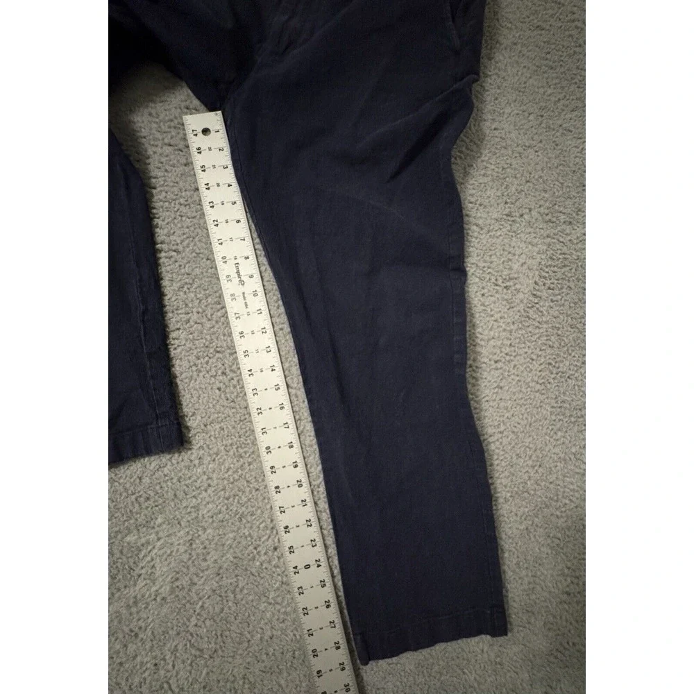 J. CREW‎ Sutton Chino Pants Mens 38 Navy Blue Flat Front Dress Slacks Trousers