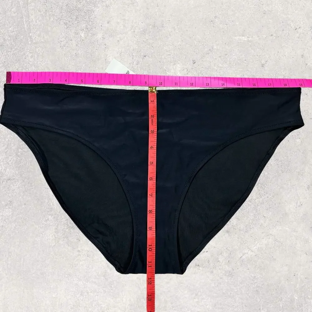 Aerie Swim Full Coverage‎ Black Bikini Bottom - XXL