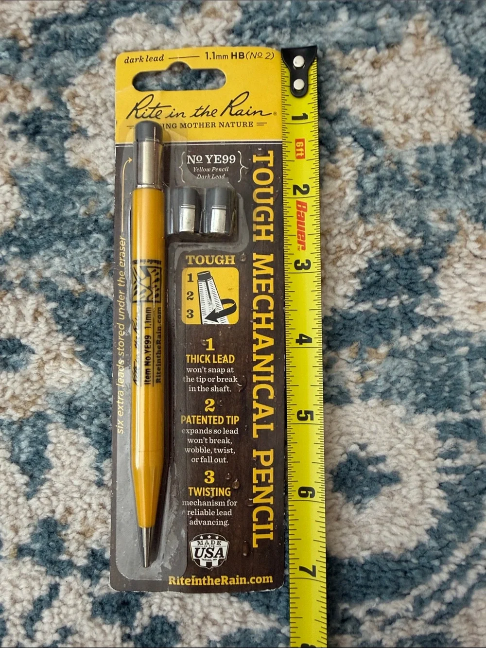Rite in the Rain yellow mechanical