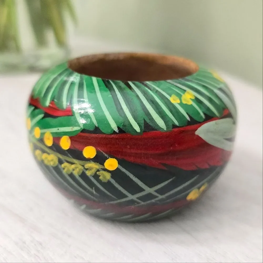 Vintage wooden bowl