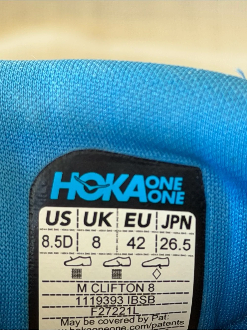 Hoka men’s clifton