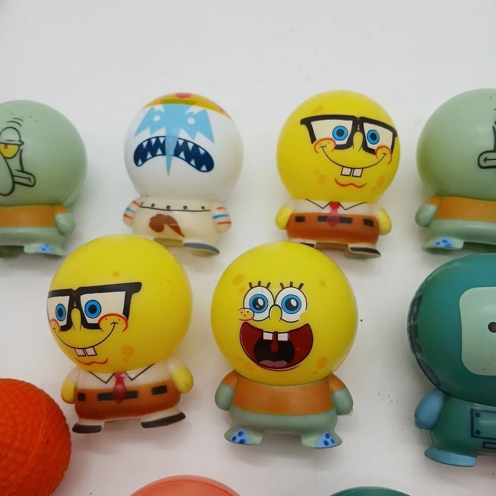 Spongebob SquarePants cupcake topper Patrick Star Bubble‎ Heads Football Toys