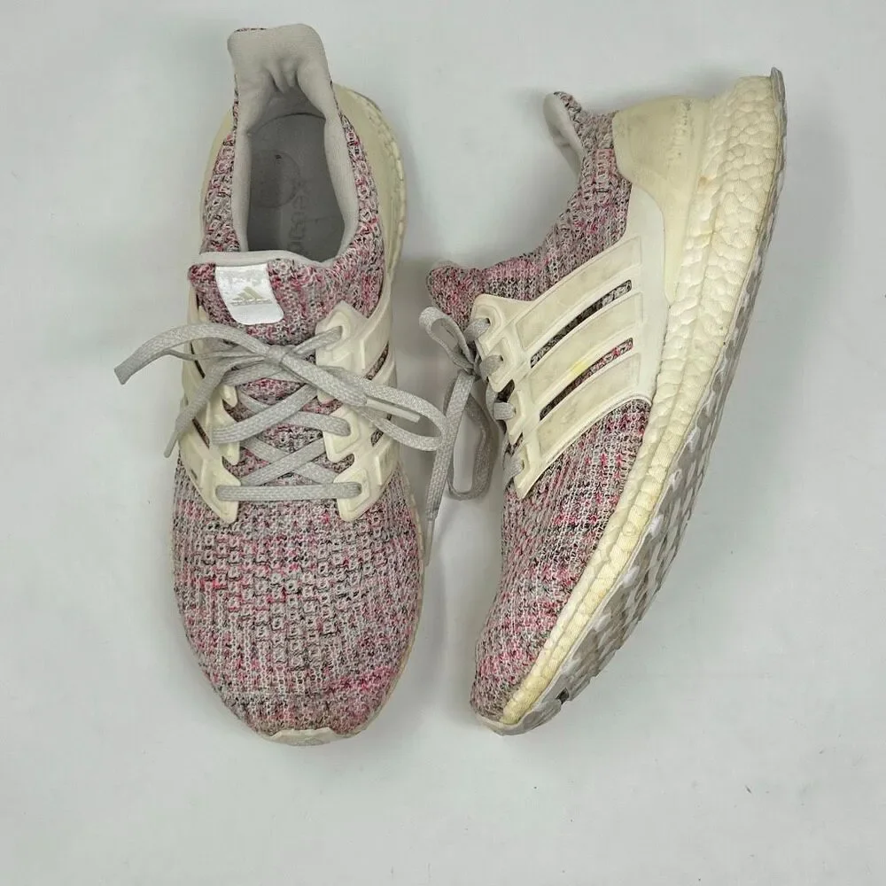 Adidas Ultraboost 4.0 Women’s Athletic Running Shoes Sz 9 Pink Static