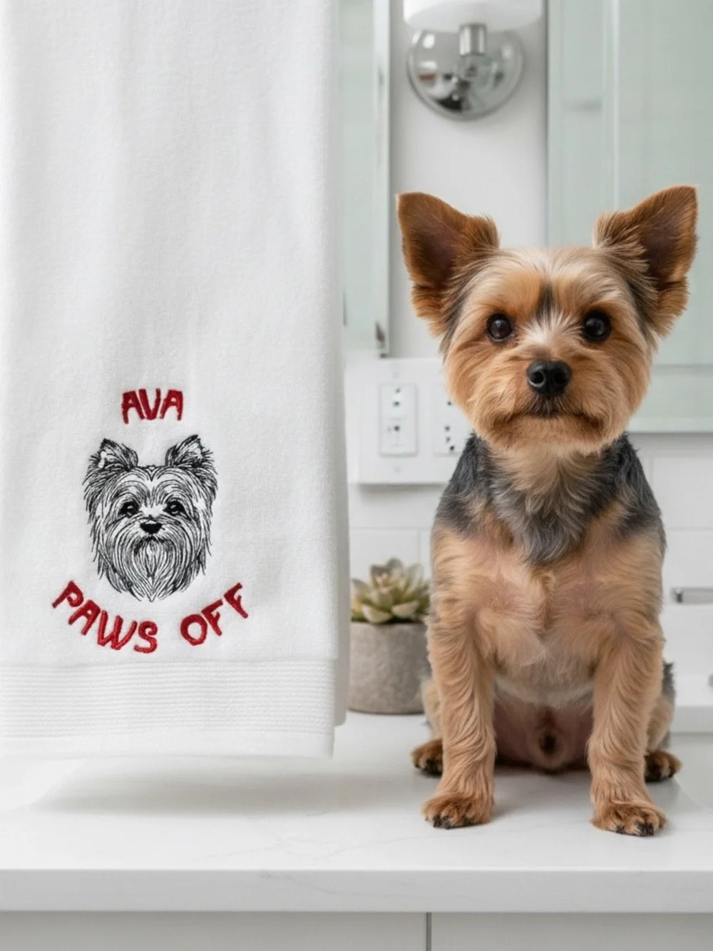 Handmade perosnalized embroidered
