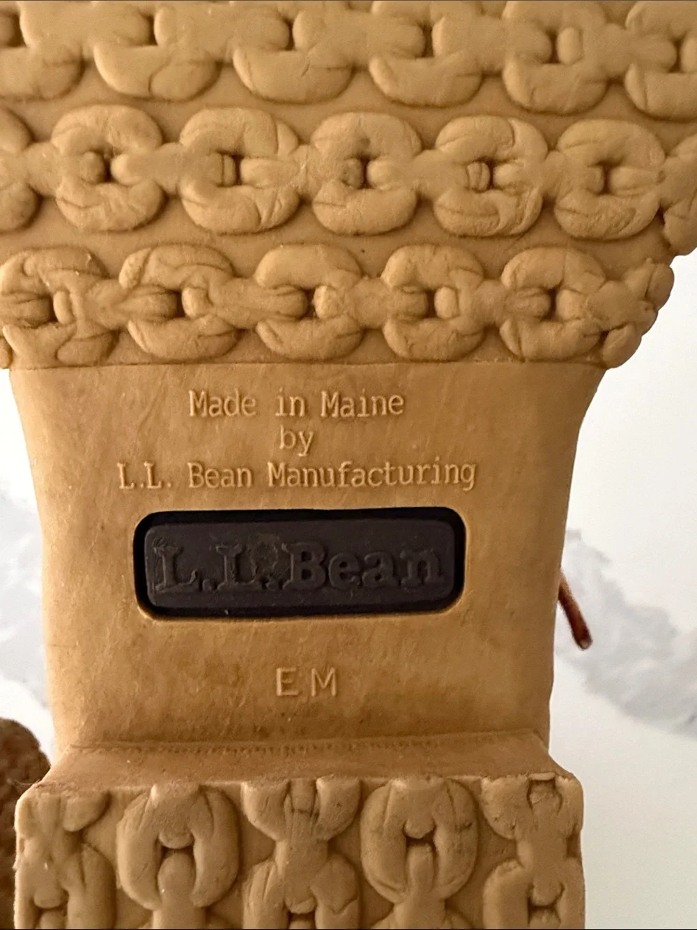 L.L. Bean note bean