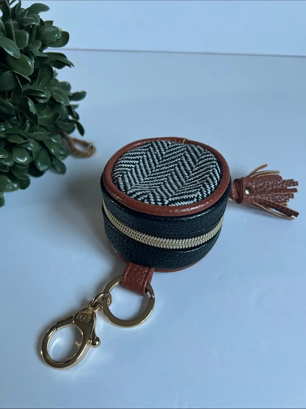 round keychain