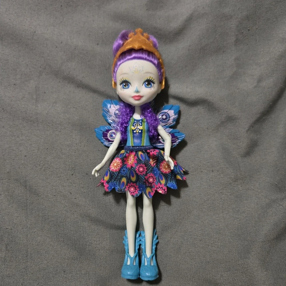 Enchantimals Patter Peacock Fantasy Animal Blue & Purple‎ Princess Small Mark