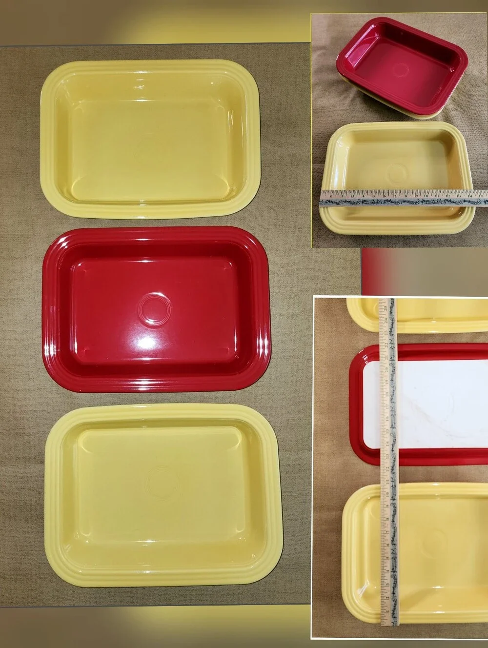 Fiesta rectangle bakers