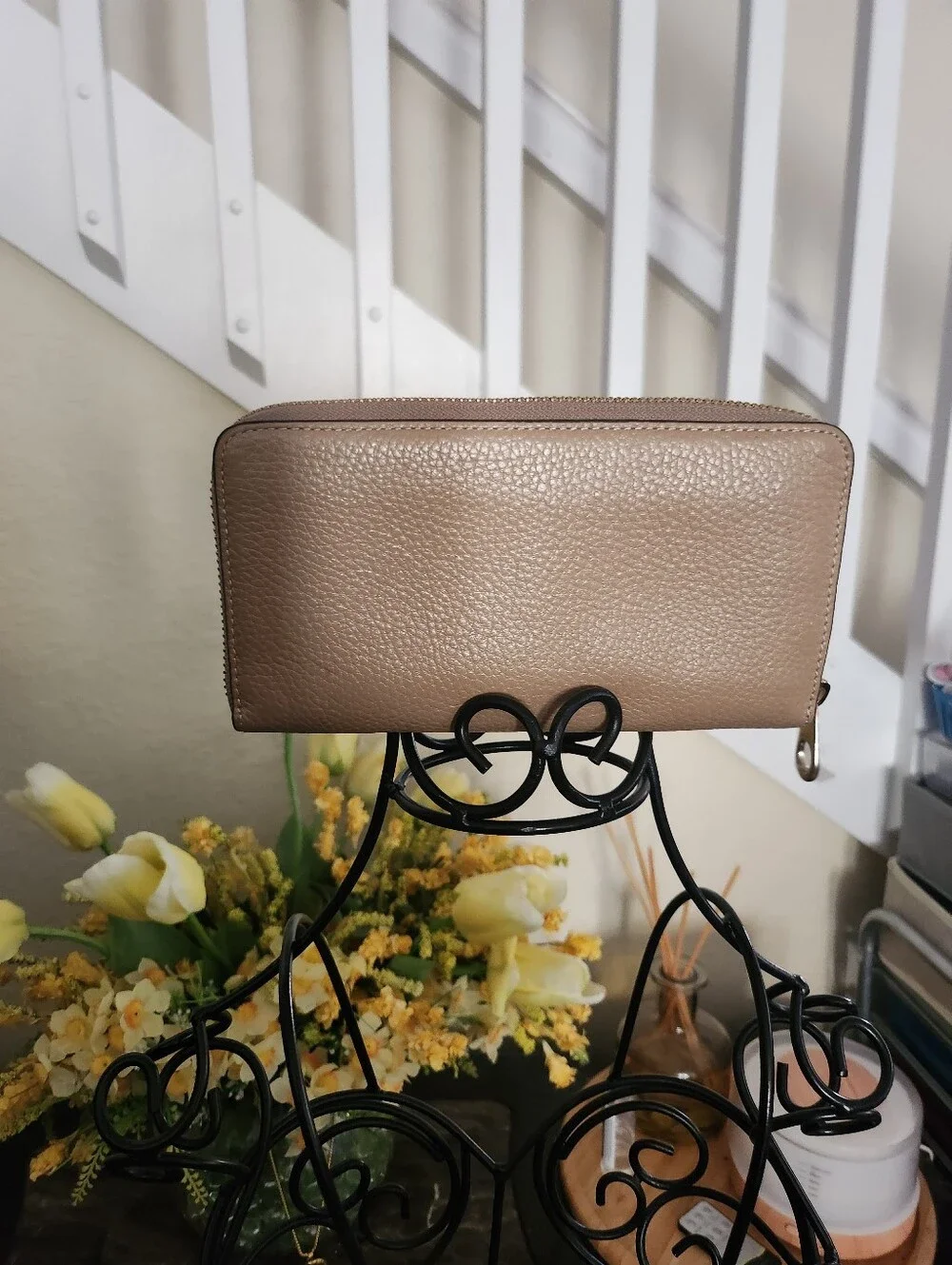Coach pebbled leather