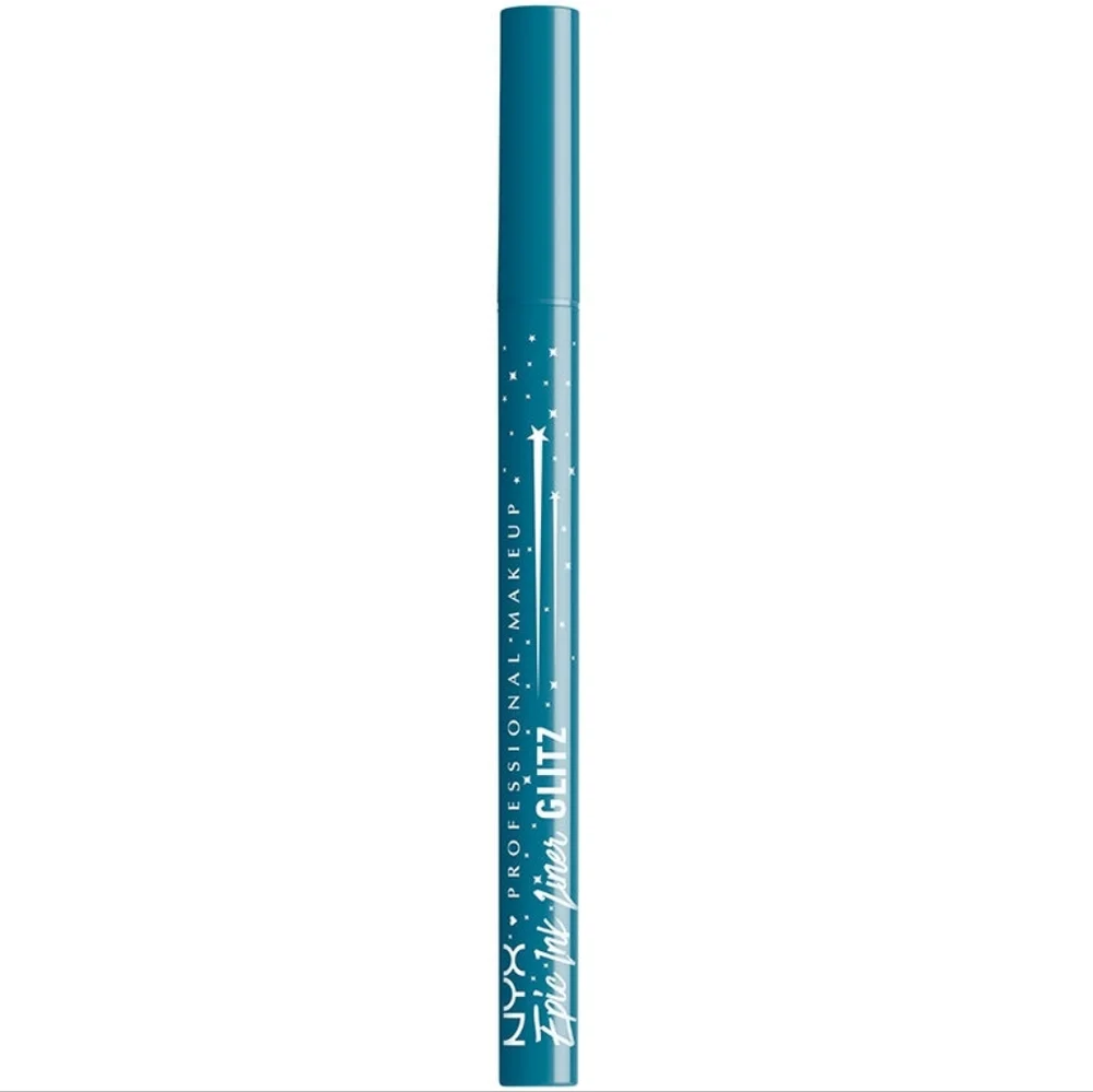 3 x NYX Epic Ink Liner Glitz Waterproof Eyeliner 01 Tapered Twinkle