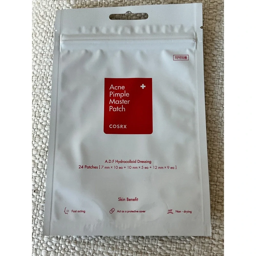 COSRX‎ Acne Pimple Master Patch ADF Hydrocolloid Dressing 24 Patches Fast Acting