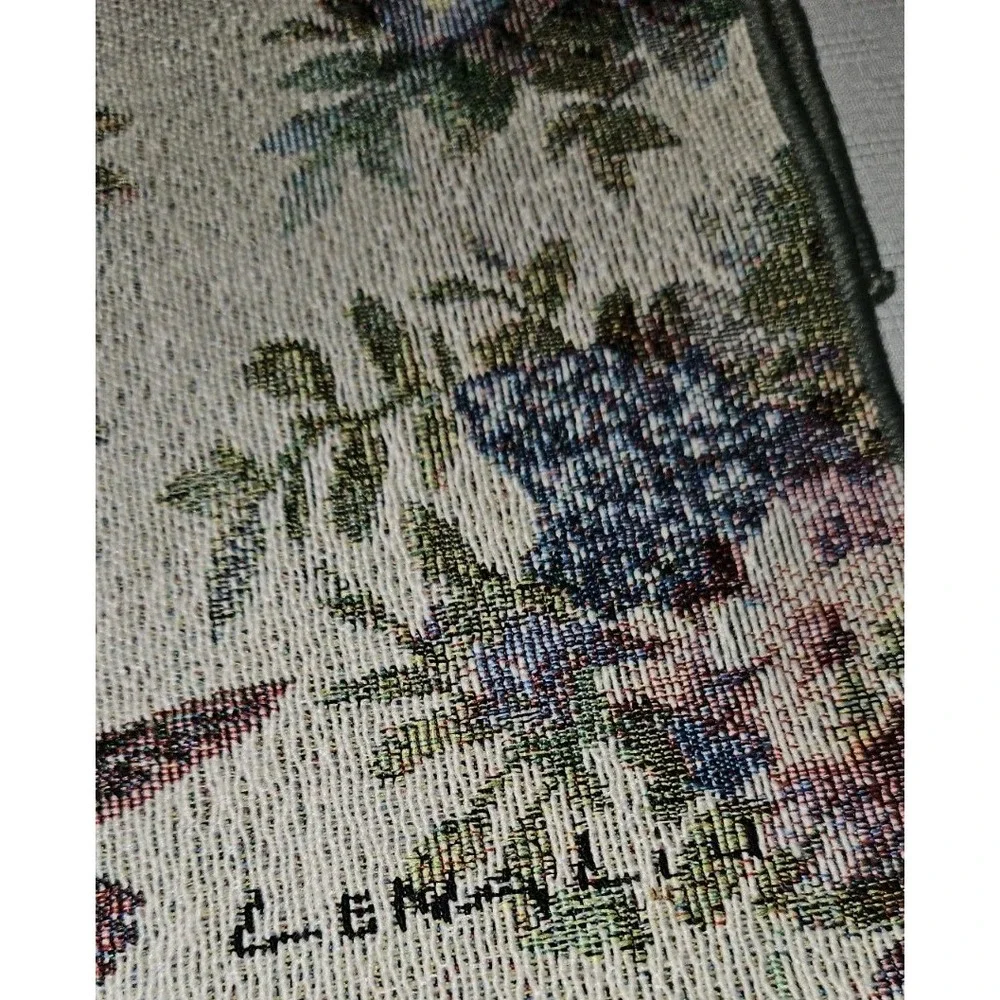 Lena Liu Set Of‎ 4 Hummingbird Floral Tapestry Whisper Wings Placemats Signed