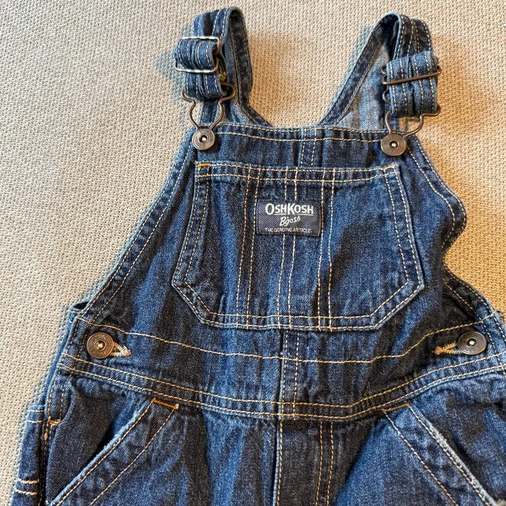 oshkosh b'gosh short overalls 24M