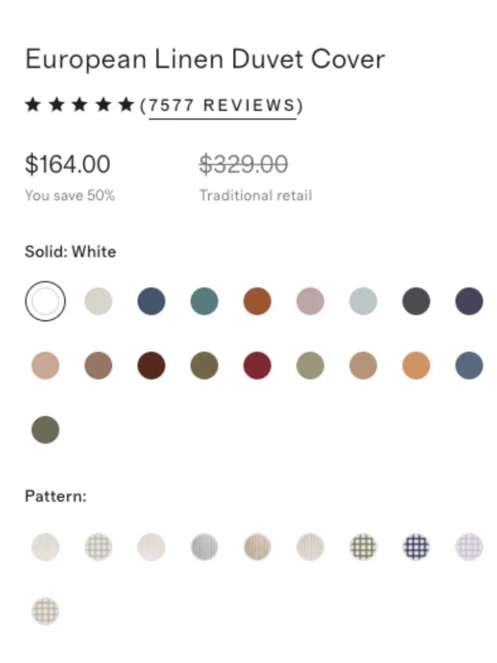Quince european linen