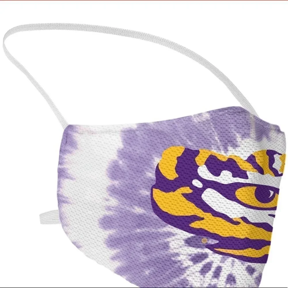 New in Package LSU Tigers Men's Women's Face Covering Mask Masks Set of 2