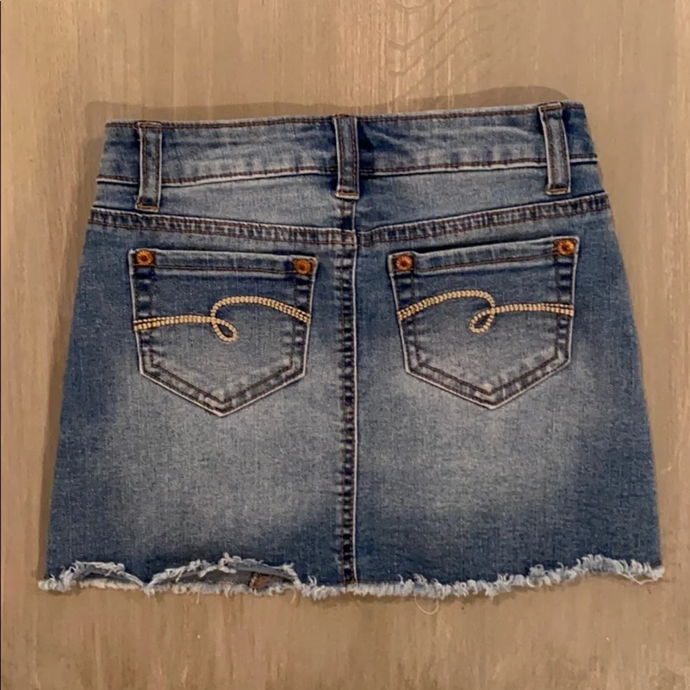 Justice denim skirt