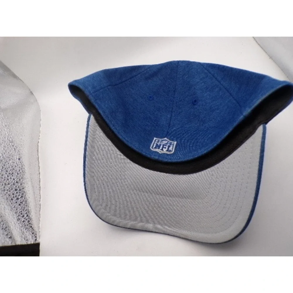 New Era Indianapolis Colts 39THIRTY Stretch Fit Hat Mens Medium Large Royal Blue