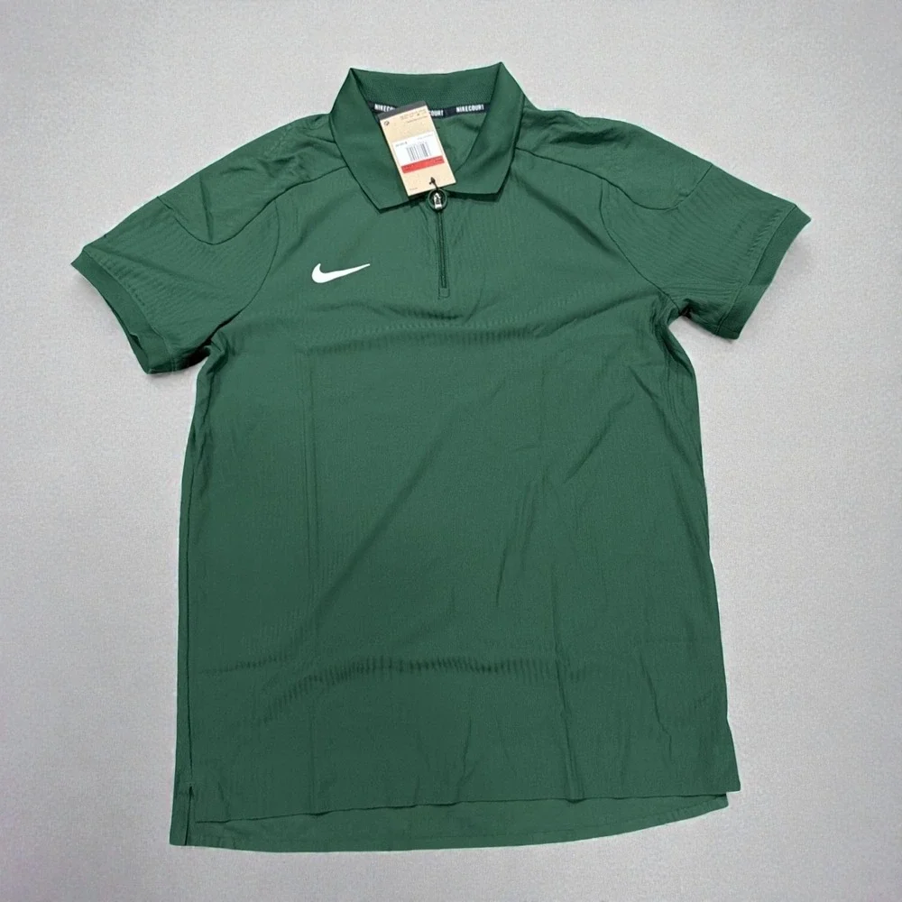 Nike Court Dri-FIT‎ ADV 1/4 Zip Tennis Polo HQ0792-341 Large Tall New $105