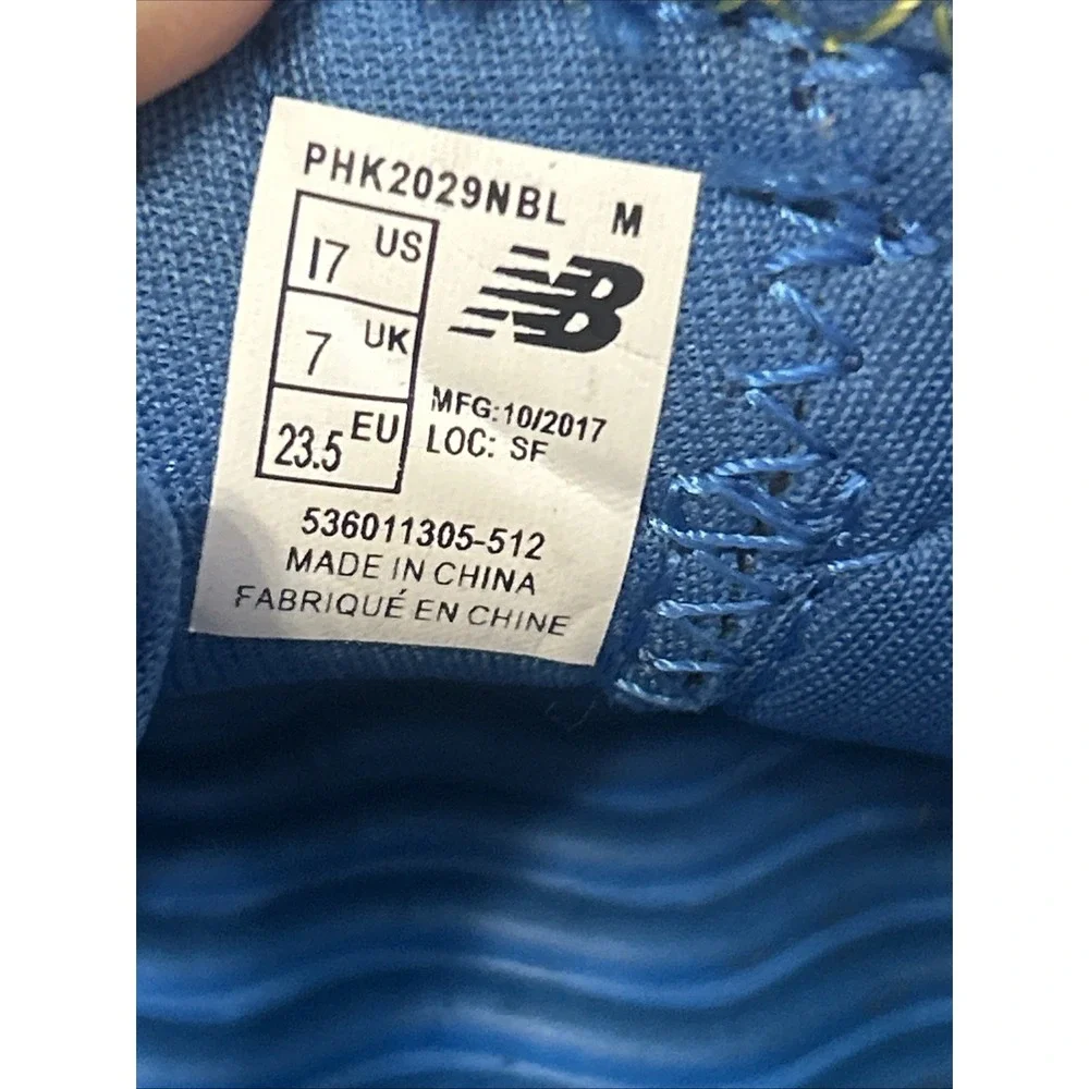 New Balance Toddler Shoes Size 7.5‎ Water Hiking Outdoor Blue Pull On Unisex EUC