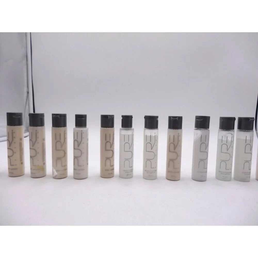 PURE BY GLOSS Travel Size X 18 ‎ Lot Shampoo Conditioner Body Wash Lotion 28mL