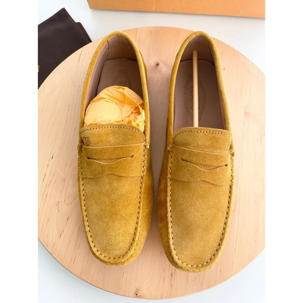 Tod's Men's Mocassino Gommini Nuovo XXM0EO00010RE0G410 Suede Loafer Shoe, UK 7