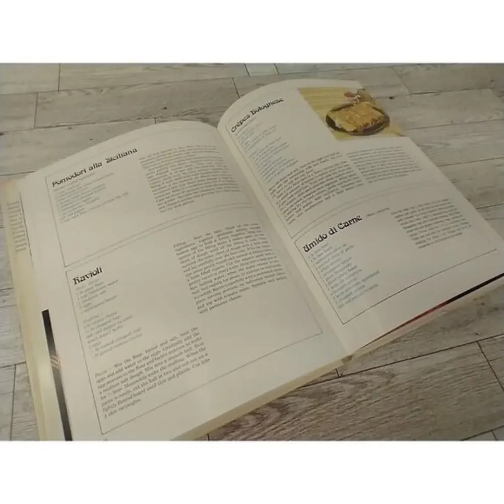Vintage Cookbook european kitchen