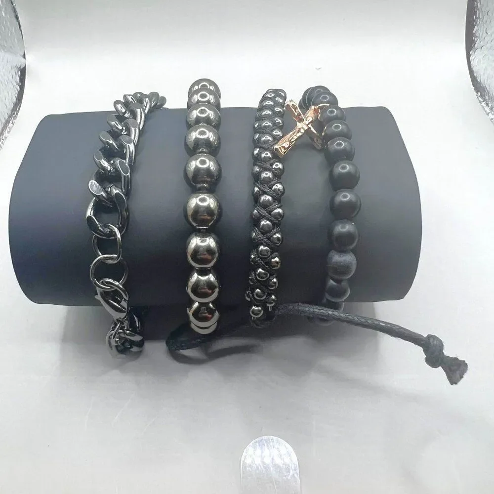 American Exchange 4 Piece Men's Bracelet Set - NWT