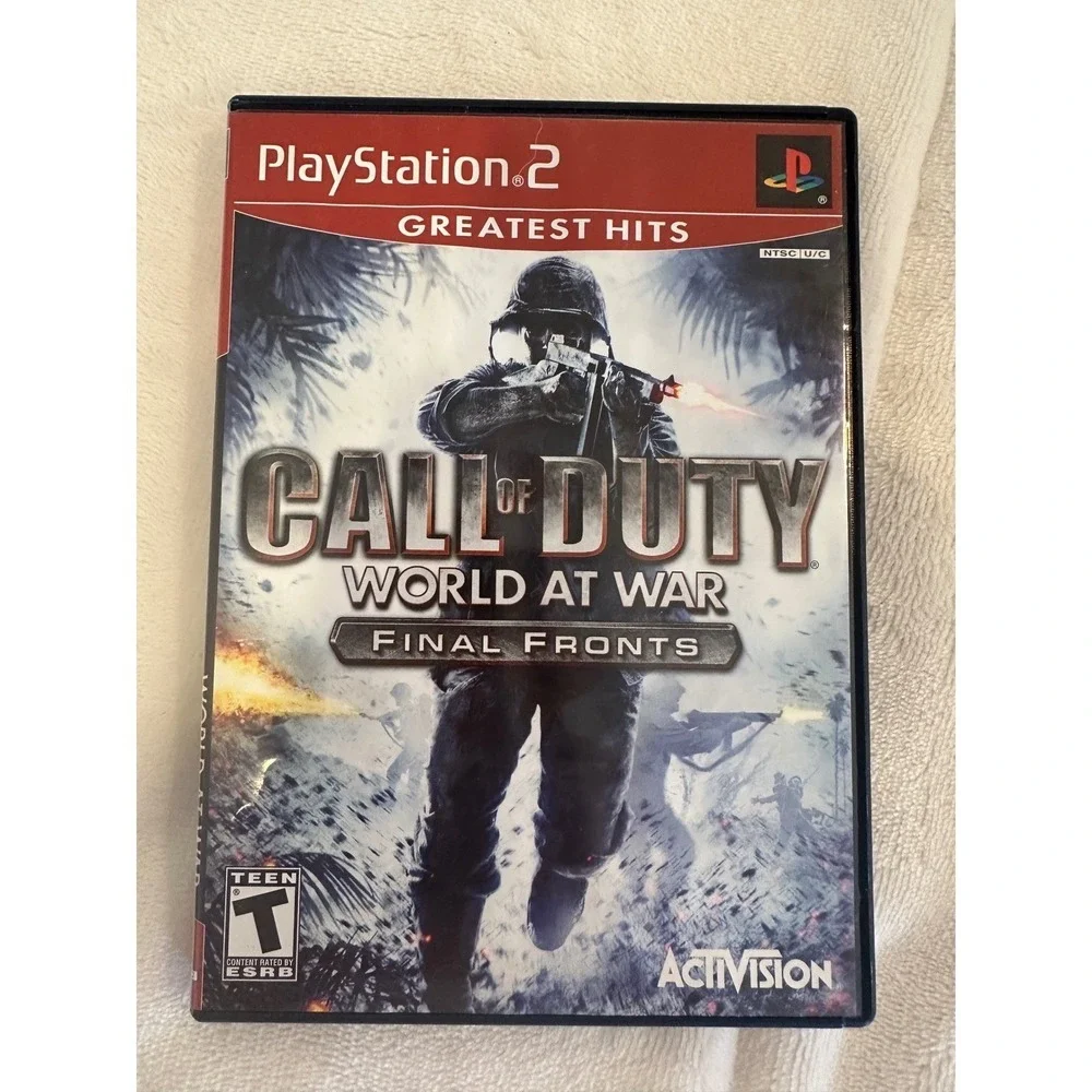 PlayStation 2 call‎ of duty world at war final fronts