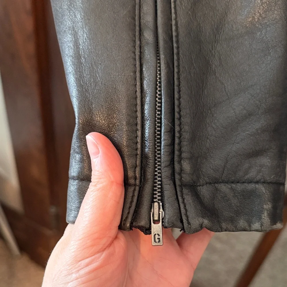 Guess outerwear leather