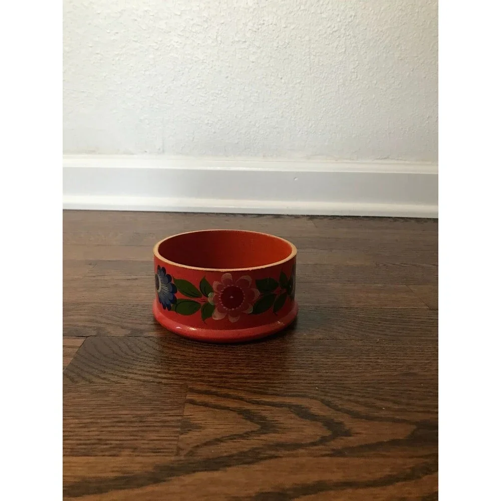 vintage wooden bowl