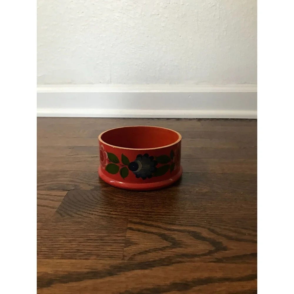 vintage wooden bowl