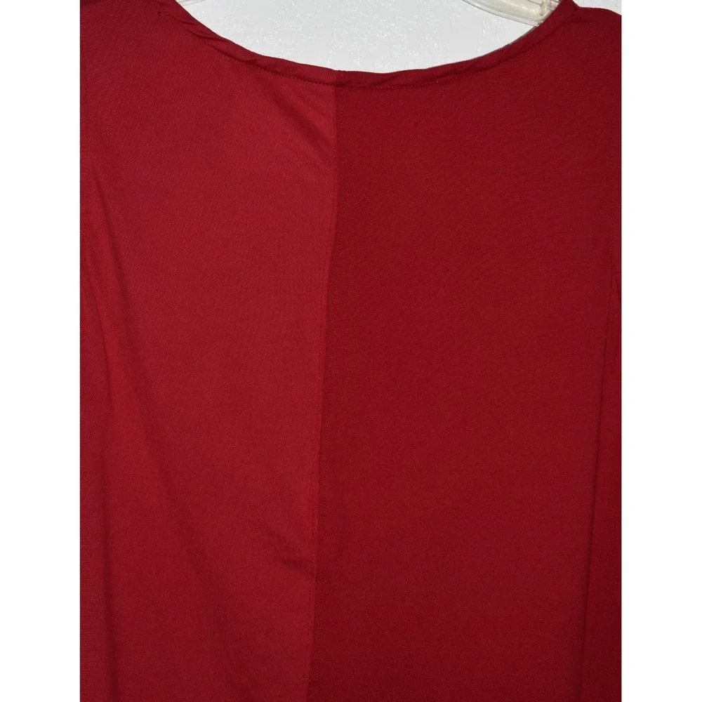 Rae Dunn RED TANK Patriotic Stretch Top RED WHITE BLUE Sleeveless Top