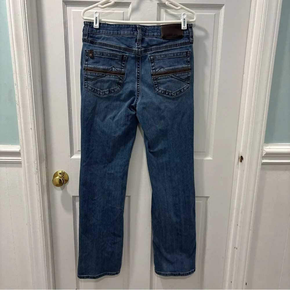 Rank 45 Men’s Shotgun Wash Stackable Slim Straight Stretch Perf Jeans Sz 31x32