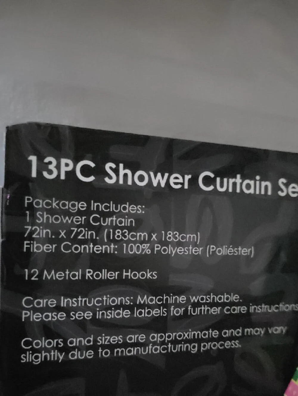 Disney shower curtain