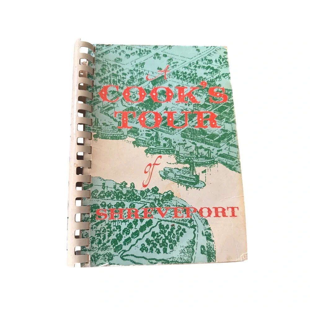 A Cooks Tour of‎ Shreveport Junior League Cookbook 1964 Spiral Bound VTG