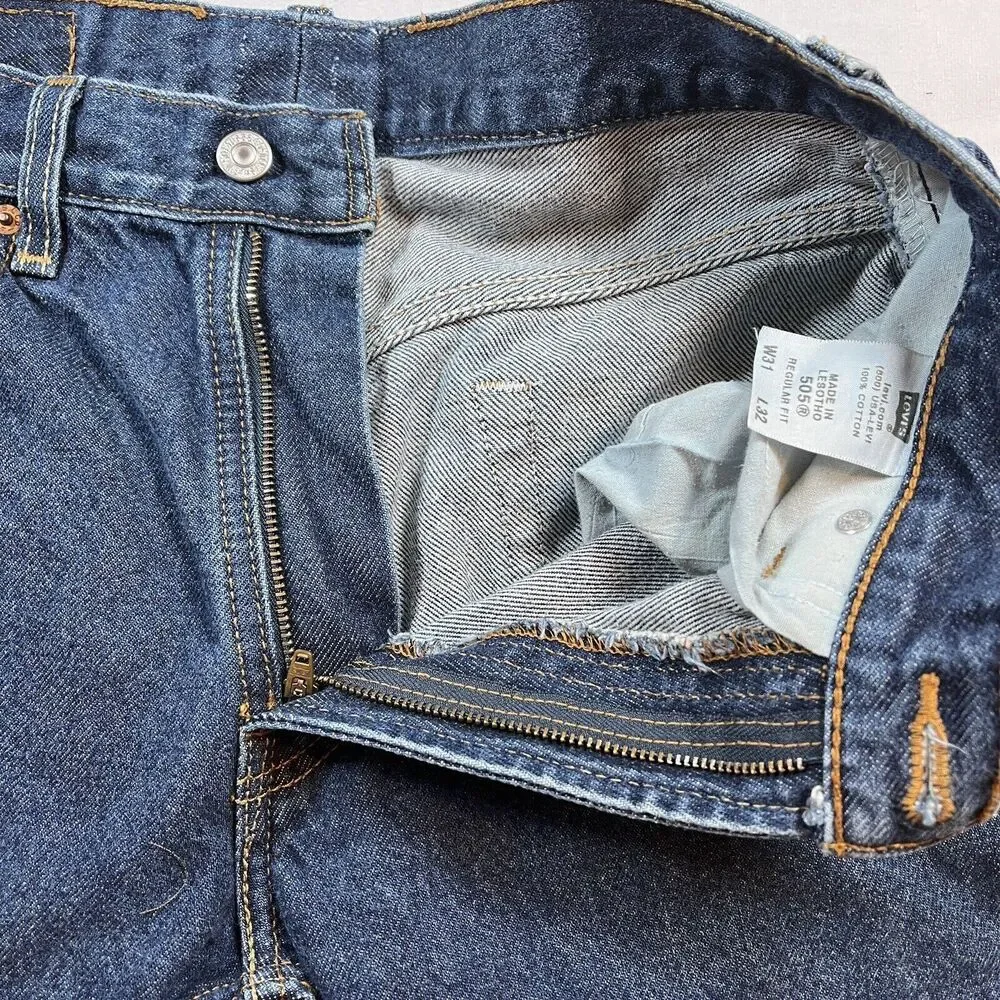 Levis straight they measurements