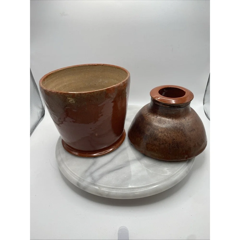 Unbranded Studio Pottery into stylized drip
