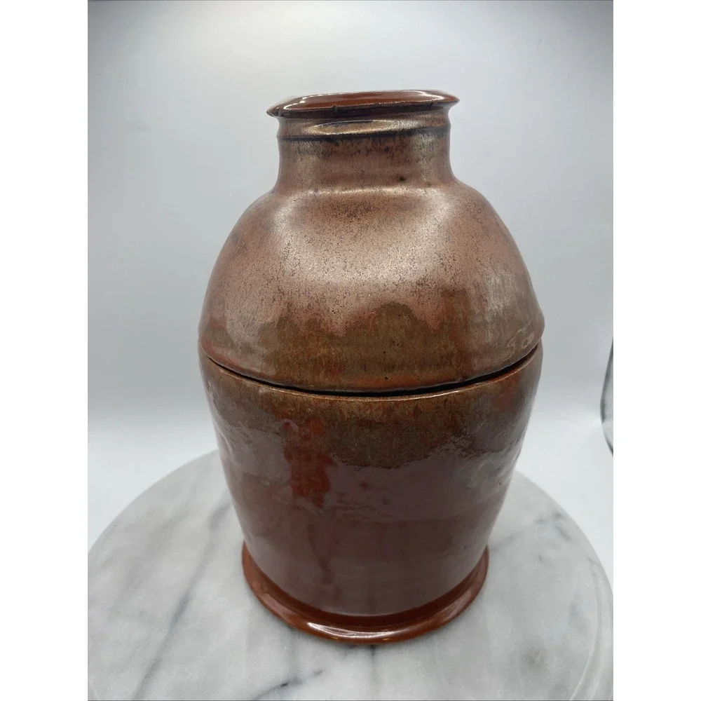 Unbranded Studio Pottery this iridescent