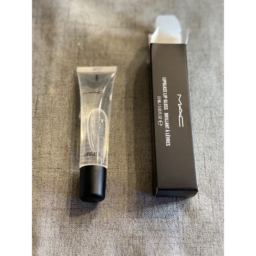 MAC CLEAR LIPGLASS LIP GLOSS BRILLANT A LEVRES .5 OZ / 15 ML FULL SIZE NIB