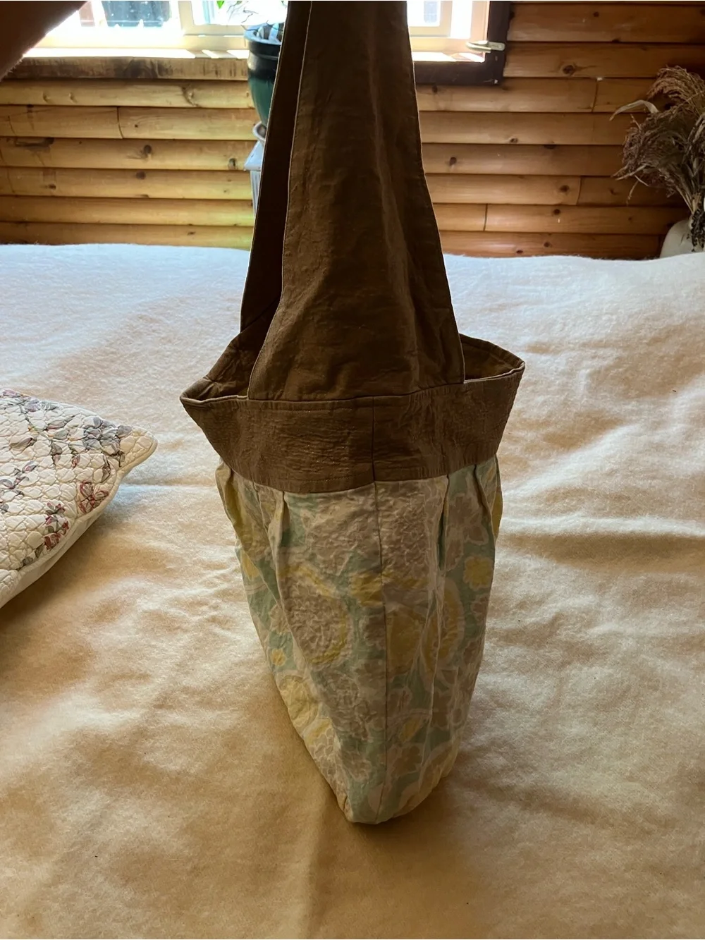 Handmade hobo bag