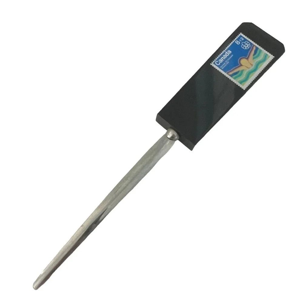 Montreal‎ Olympics 1976 Letter Opener Stamp Canada Souvenir Metal Lucite Handle