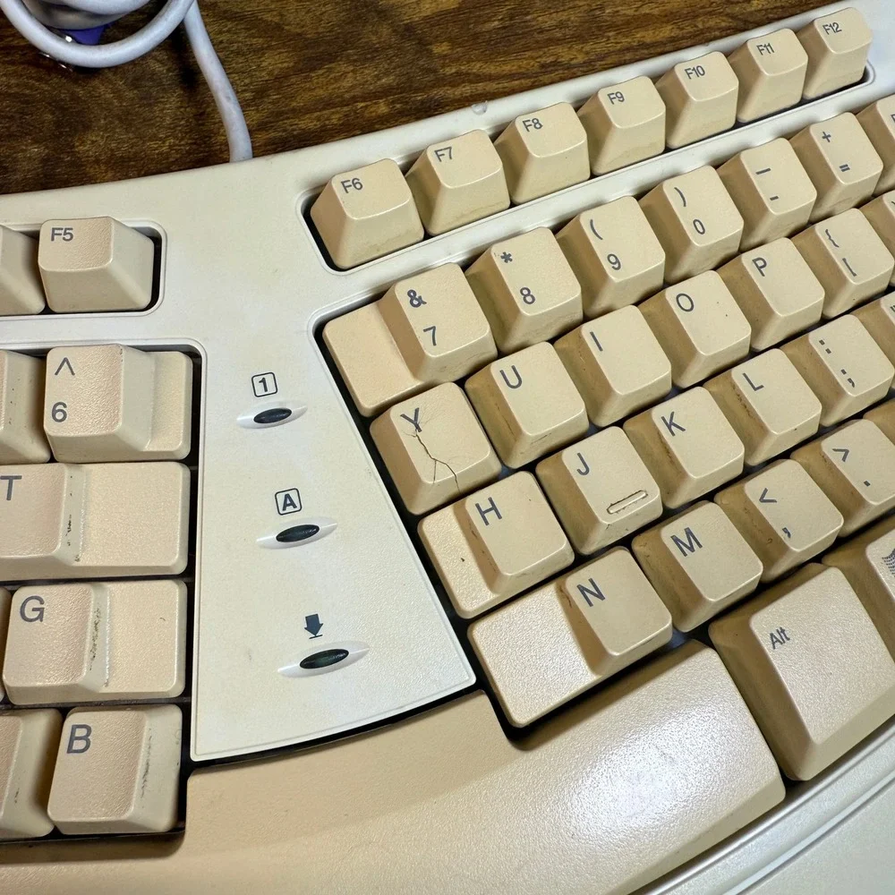 Microsoft Natural Keyboard‎ Elite Ergonomic Split Keyboard PS/2 Vintage