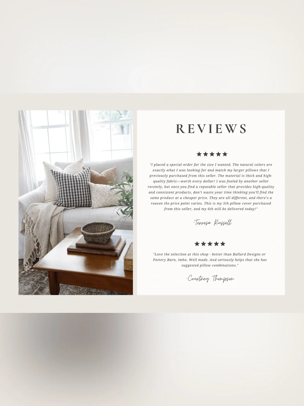 Laurel + Blush hamilton handmade