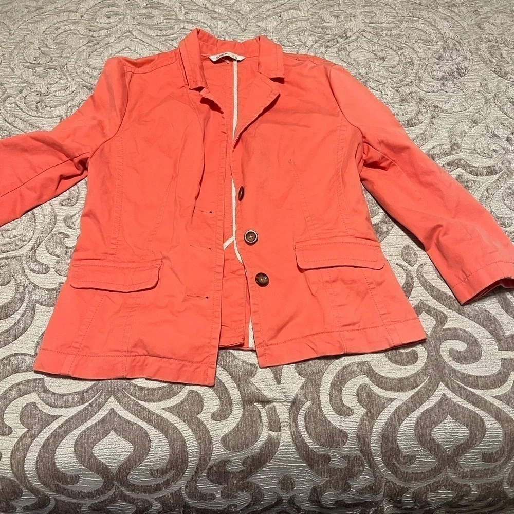 Old Navy Coral Blazer Jacket Size M