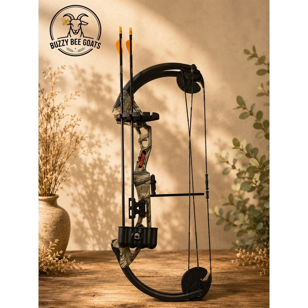BEAR ARCHERY BRAVE COMPOUND BOW RH RIGHT HAND CAMO YOUTH HUNTING PACKAGE