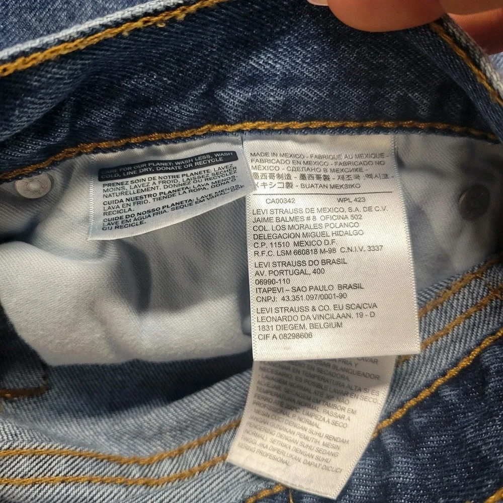 Levis button styling iconic