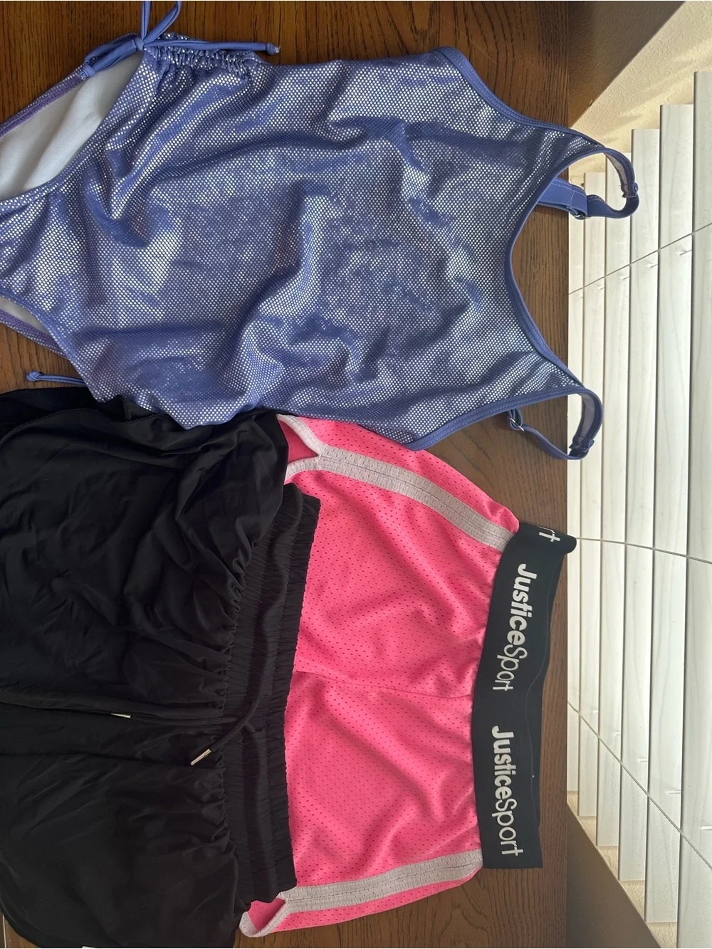Justice Girls Active Bundle Swimsuit ( 8-9year) Shorts  10-14 years