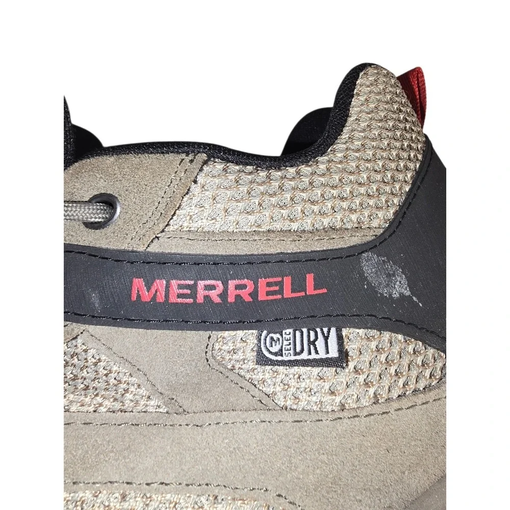 Merrell Alverstone 2 Mens Mid Hiking Boots Size 12 Boulder J033027 Waterproof